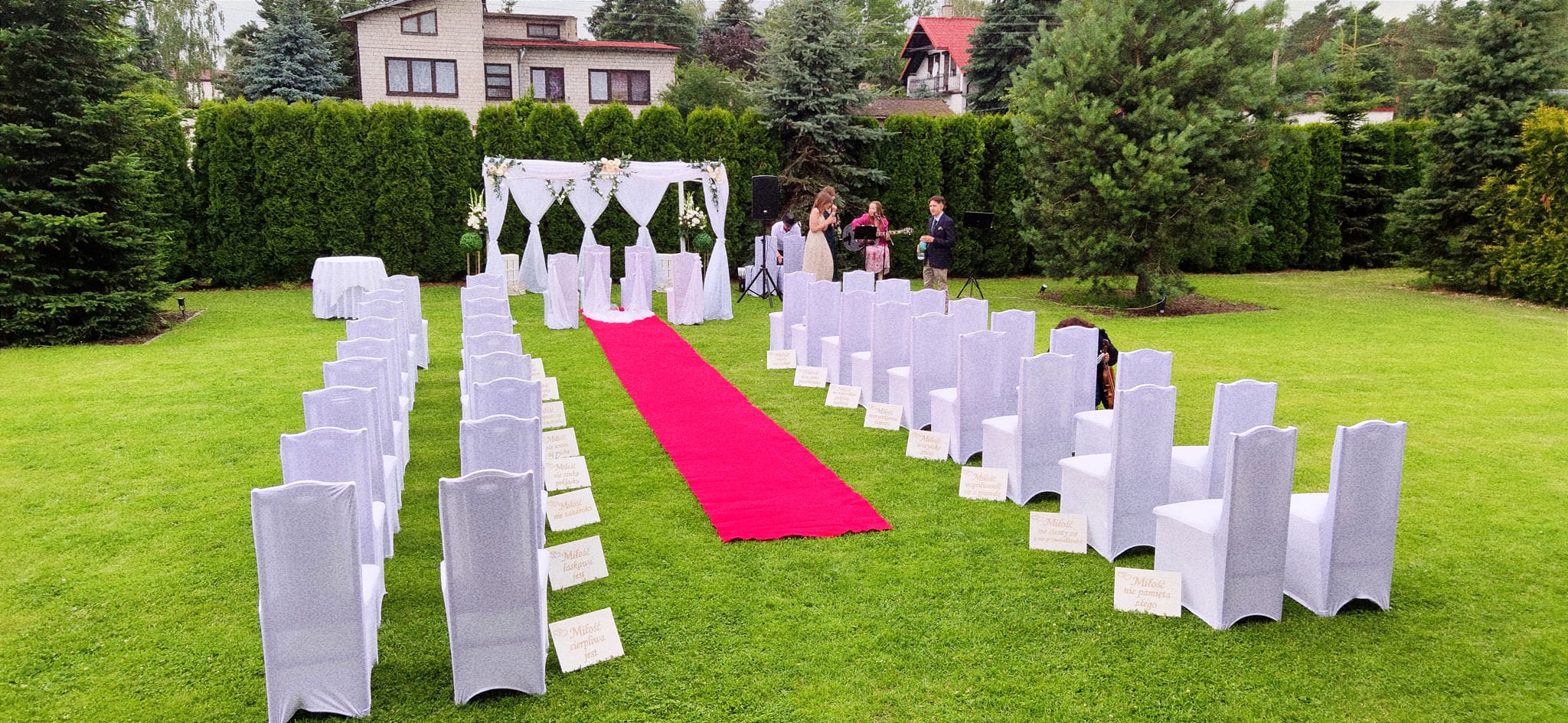 Sala na uroczystości Bachus